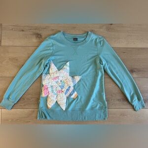 Vintage Quilt Star sweater. Custom sweater.